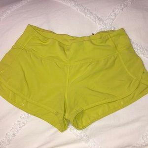 Lululemon speed shorts